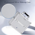 FRENESSA Makeup Train Case Makeup Organizer Box Portable Cosmetic Travel Case - Image 8
