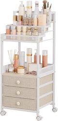 Bathroom Stand, Makeup Organizer Storage by HomeLivingStorageOrganizer