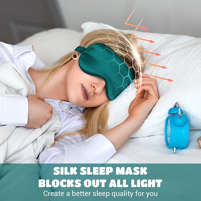 Cutecrop 50 Pcs Silk Sleep Mask Blackout - Image 6
