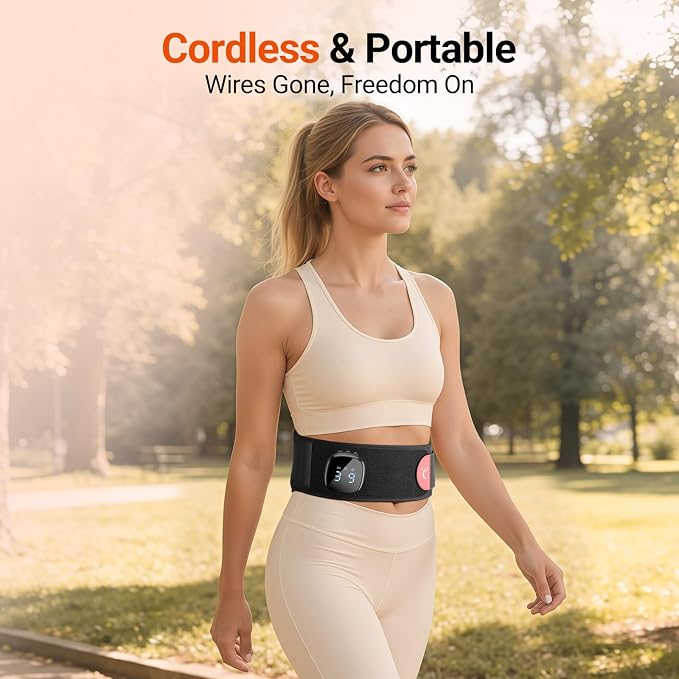 Comfytemp Cordless Red Light Therapy Massage Belt - Image 4