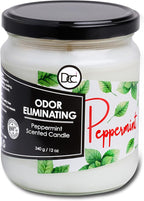 Peppermint Odor Eliminating Highly Fragranced Candle by DiannesCustomCandles