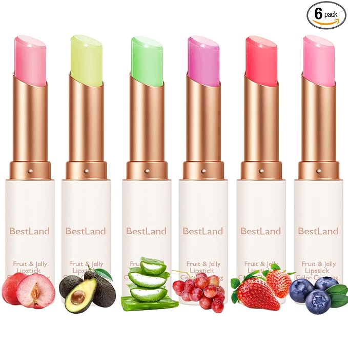 BestLand 6 Pcs/Set Peach Aloe Vera Strawberry Blueberry Avocado Grape Jelly by Bestland