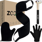 Self Tanning Mitt Kit, Velvety Soft Tanner Mitt, Back Tanning Applicator by ZOQINI