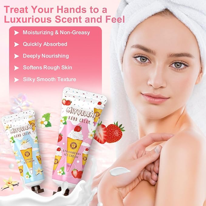 20 Pack Hand Cream Gift Set, Mothers Day Gifts, Moisturizing Hand Lotion - Image 2