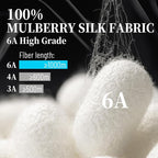 100% Mulberry Silk Sleep Mask, Large Eye Cover - Image 6