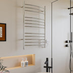 HEATGENE Towel Warmer Wall Mount Electric Plug-in/Hardwired Heated Towel Rack - Image 7