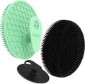 Silicone Body and Face Scrubber Set 3 Pack, BEAUTAIL Shower Bath Scrubber by BEAUTAIL