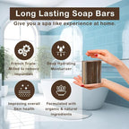 SSA Sandalwood Scented Natural Bar Soap 5 Pack, Australian Triple Milled - Image 4