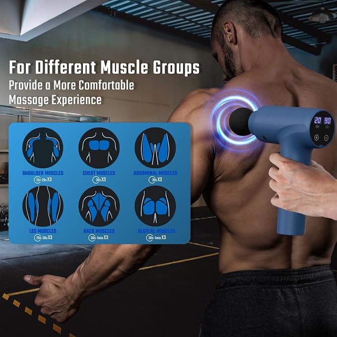 cotsoco Massage Gun Deep Tissue, Muscle Massage Gun Back Massager - Image 7