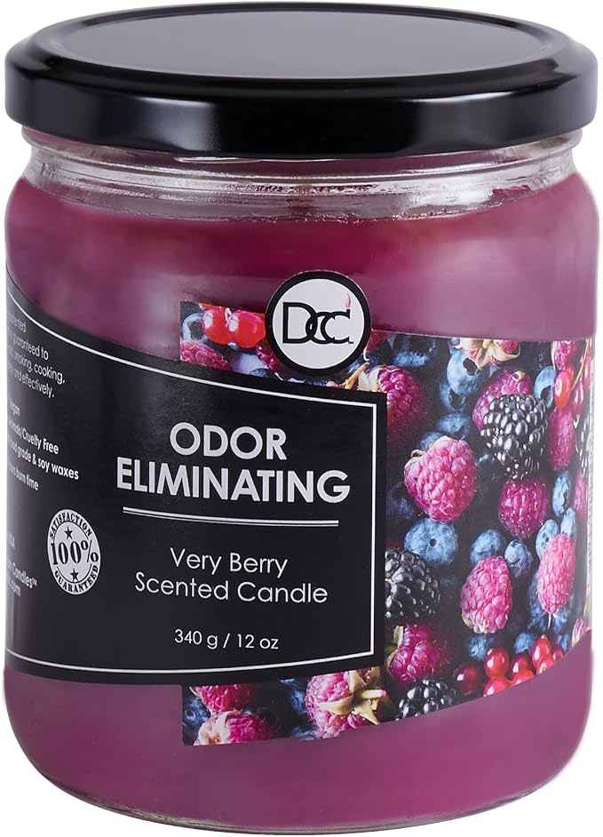 Very Berry Odor Eliminating Highly Fragranced Candle by DiannesCustomCandles