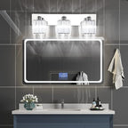 Aipsun Vanity Light Fixtures Crystal Bathroom Lighting Fixtures Chrome Vanity - Image 4