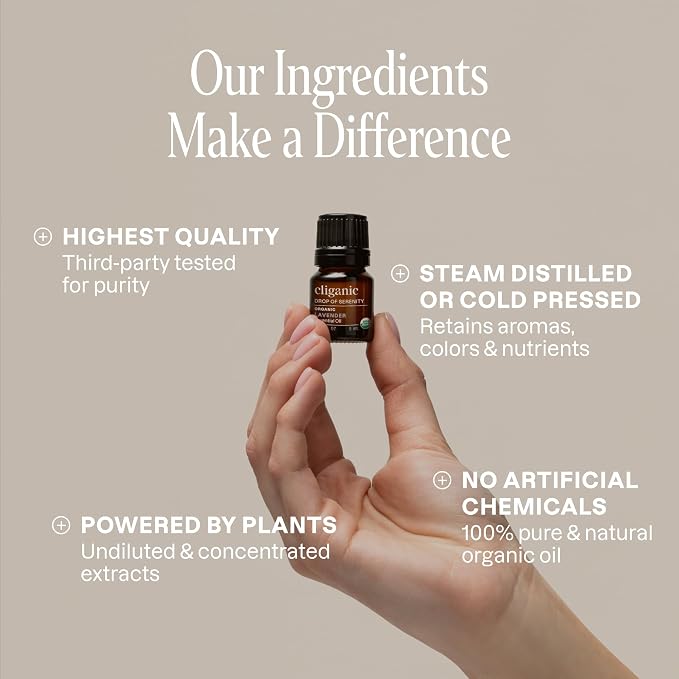 Cliganic Serenity Essential Oils Diffuser Set – Aromatherapy Humidifier - Image 4