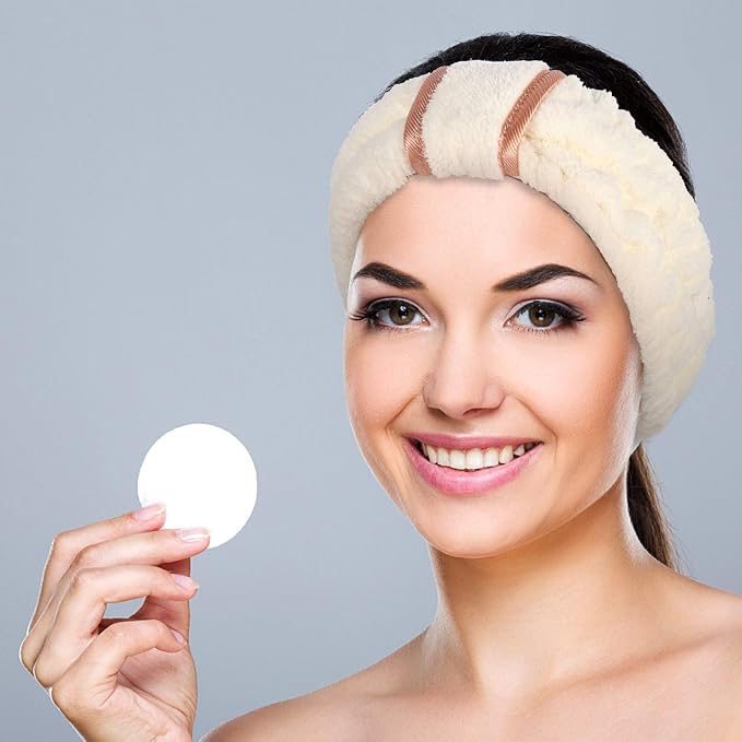 DOOBO 6pcs Microfiber Hairband, Fluffy Face Wash Headbands - Image 6