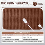 VALGELUIK 17x33 Heating Pad for Pain Relief | Ultra-Soft Microplush Fabric | 6 - Image 9