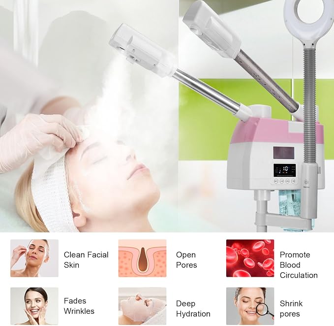 Professional Facial Steamer, 3 in 1 Facial Steamer - Image 3