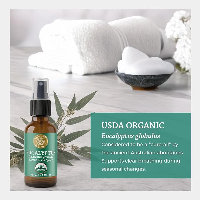 Silk Road Organic Eucalyptus Essential Oil Spray, 100% Pure USDA Certified - Image 6