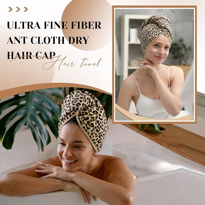 1 Pcs 40 x 24 Inches Large Microfiber Hair Towels Quick Dry Hair Towel Wrap - Image 5