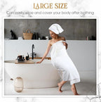 Peryiter Oversized Bath Towels Set of 6 - Image 5