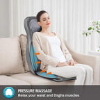COMFIER Massager Chair with Heat, Shiatsu Neck Back Massager Portable with - Image 4