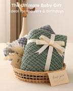 Yoofoss Hooded Baby Towels for Newborn 2 Pack 100% Muslin Organic Cotton Baby - Image 5