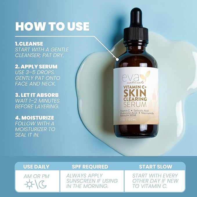 Vitamin C Serum for Face with Retinol & Salicylic Acid – Skin Clearing Acne - Image 5