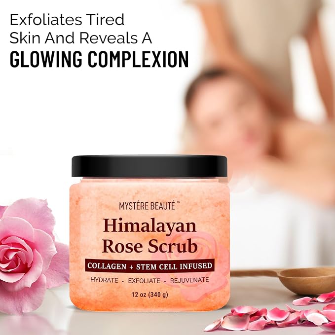 MYSTÉRE BEAUTÉ Himalayan Salt Body Scrub Twin Pack - Image 5