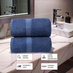 Fluffy Cotton Bath Towels Set800G, 2-Piece Set, Thickened and Enlarged - Image 3