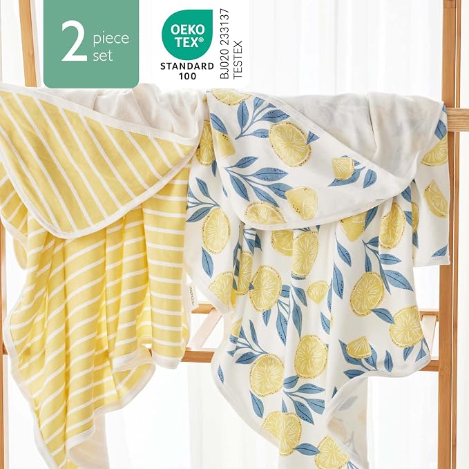 Momcozy Hooded Baby Towel, 2 Pack Baby Bath Towel Set - Image 5