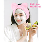Ondder 8 Pcs Pink Spa Headband Microfiber Makeup & Face Wash Headbands - Image 3
