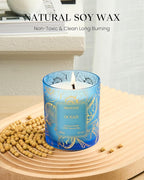 M&SENSE Ocean Scented Candles, Vegan Soy Candles, 8.1oz 42-Hour Slow Burning - Image 2