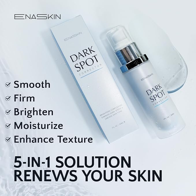 EnaSkin Dark Spot Remover Face & Body Serum: Age Spot Sun Spot Freckles Melasma - Image 2