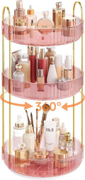 Rotating Makeup Organizer Countertop, Skincare Organizers, Spinning Perfume by Kinkota