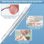 Modacraft 8 PCS Podiatrist Toenail Clippers, Professional Heavy Duty Ingrown & - Image 5