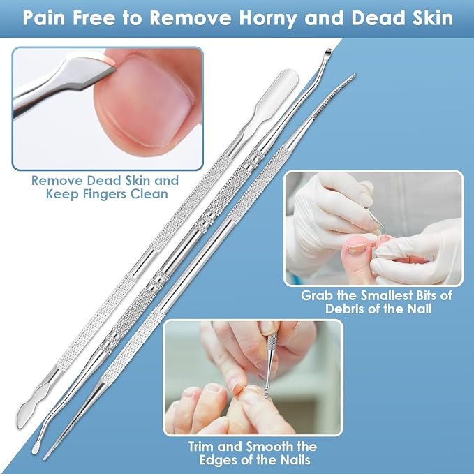 Modacraft 8 PCS Podiatrist Toenail Clippers, Professional Heavy Duty Ingrown & - Image 5