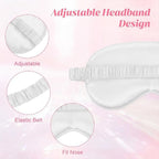 Silk Sleep Eye Mask 4 Pack Mulberry Silk Sleep Mask Eye Cover Blindfold - Image 3