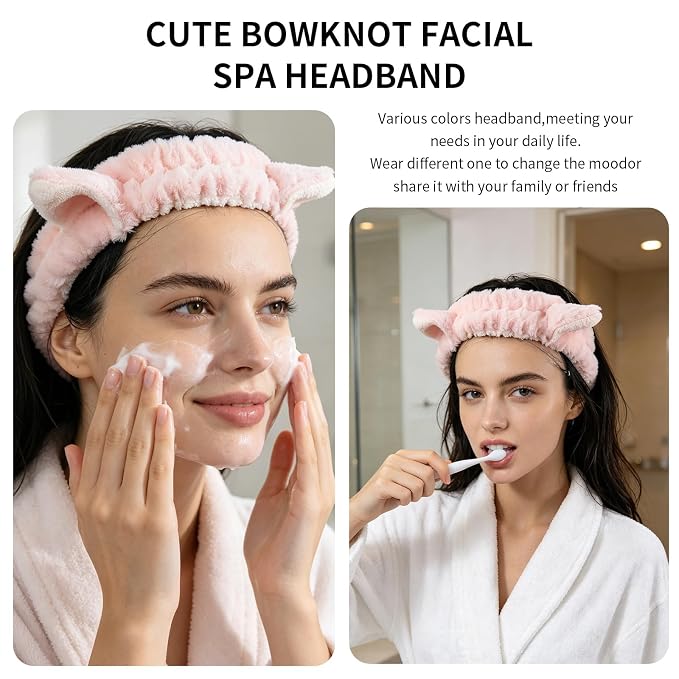 PERFECTSIGHT Kawaii Headband for Spa, Washing Face, Party - Image 4