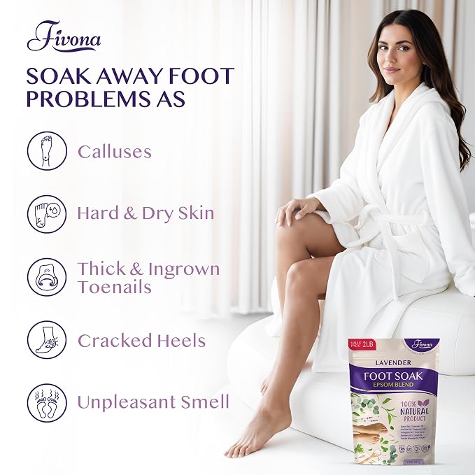 Foot Soak Epsom Salt with Lavender - Image 2