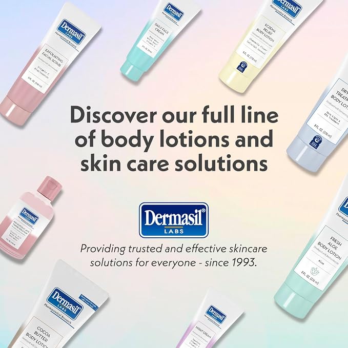 Dermasil Body Lotion, Dry Skin Treatment, Fast-Absorbing, Fragrance-Free Lotion - Image 6