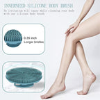 INNERNEED Food-Grade Soft Silicone Body Scrubber Shower Brush Handheld - Image 4
