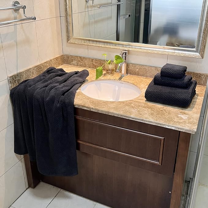 YTYC 29x59 Inch Bath Towels Set of 6 Large, Super Soft Absorbent Lint Free - Image 4