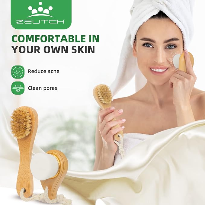 Zeutch Premium Dry Brushing Body Brush Set - Image 5