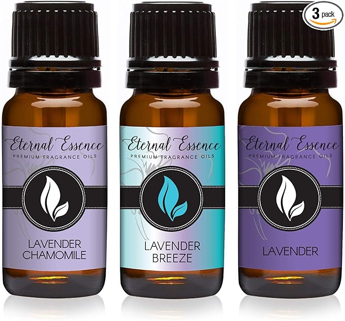 Trio - Lavender Chamomile, Lavender Breeze & Lavender - Premium Fragrance Oil by EternalEssenceOils