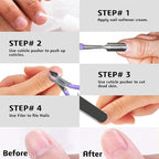 Professional Cuticle Trimmer Nail Cuticle Cutter Stainless Steel Cuticle Nippers - Image 9
