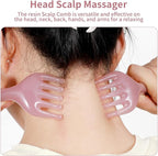 WY LIGHTING LEVEL 2Pcs Head Massager Manual Hair Scalp Massager Gua Sha Five - Image 4
