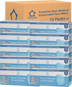 Litepak 500pcs Premium Disposable Face Mask SOFT 3ply Nose Wire - Image 4