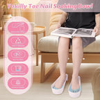 Yokilly Toe Nail Soaking Bowl, Shoe Design Foot Bath Soak Tub Bowl, Acetone - Image 5