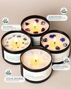 AOOVOO Crystal Calm Candles Set - Image 2