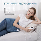 Heating Pad for Back Pain Relief, ZUODUN Electric Heating Pads for Cramps - Image 2