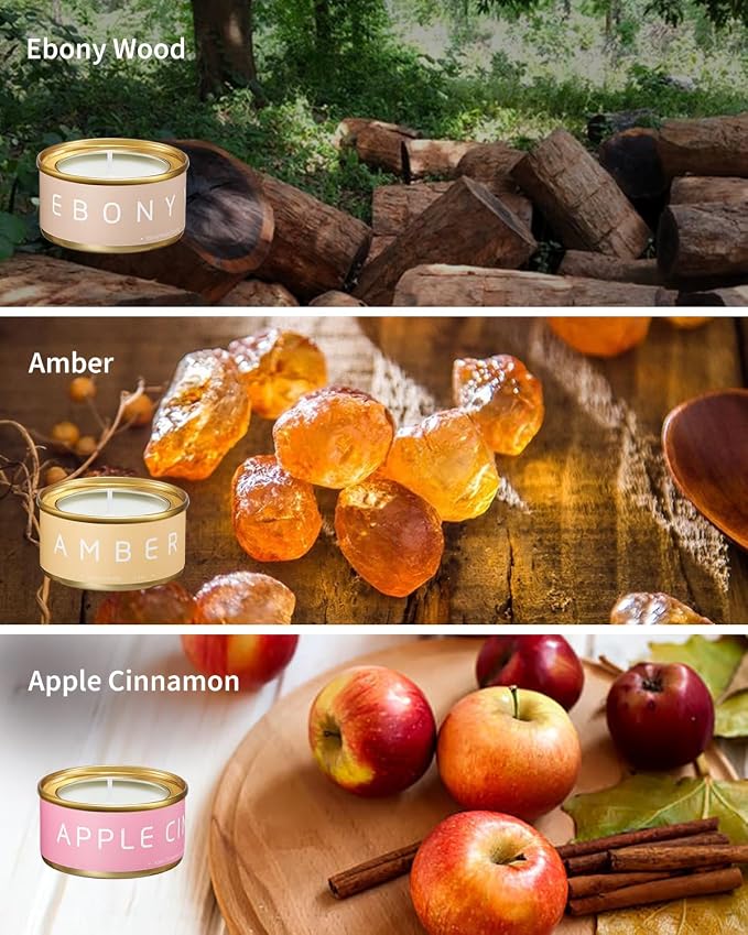 Scented Candles Gift Set, Natural Beeswax Aromatherapy Candles - Image 3