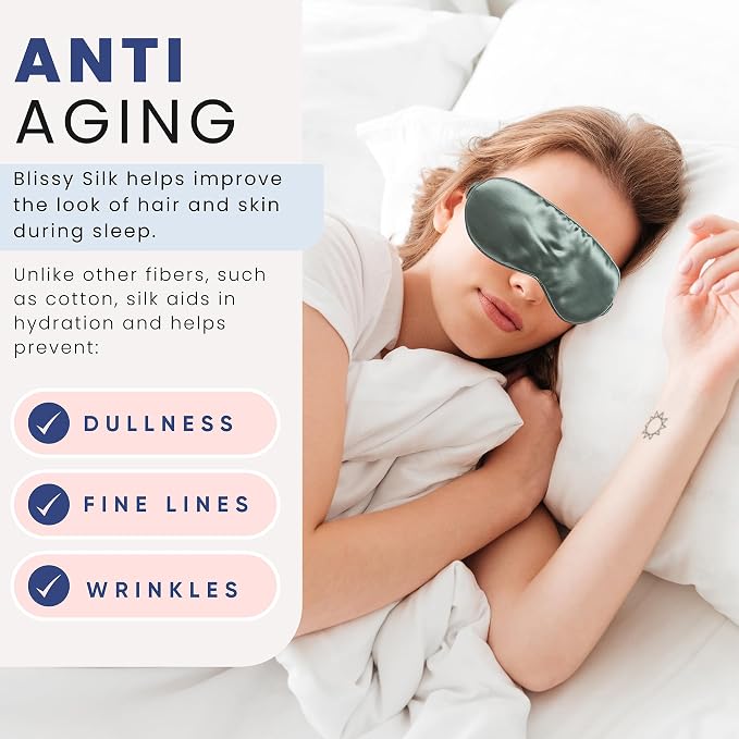 Blissy Silk Sleep Mask - Image 6